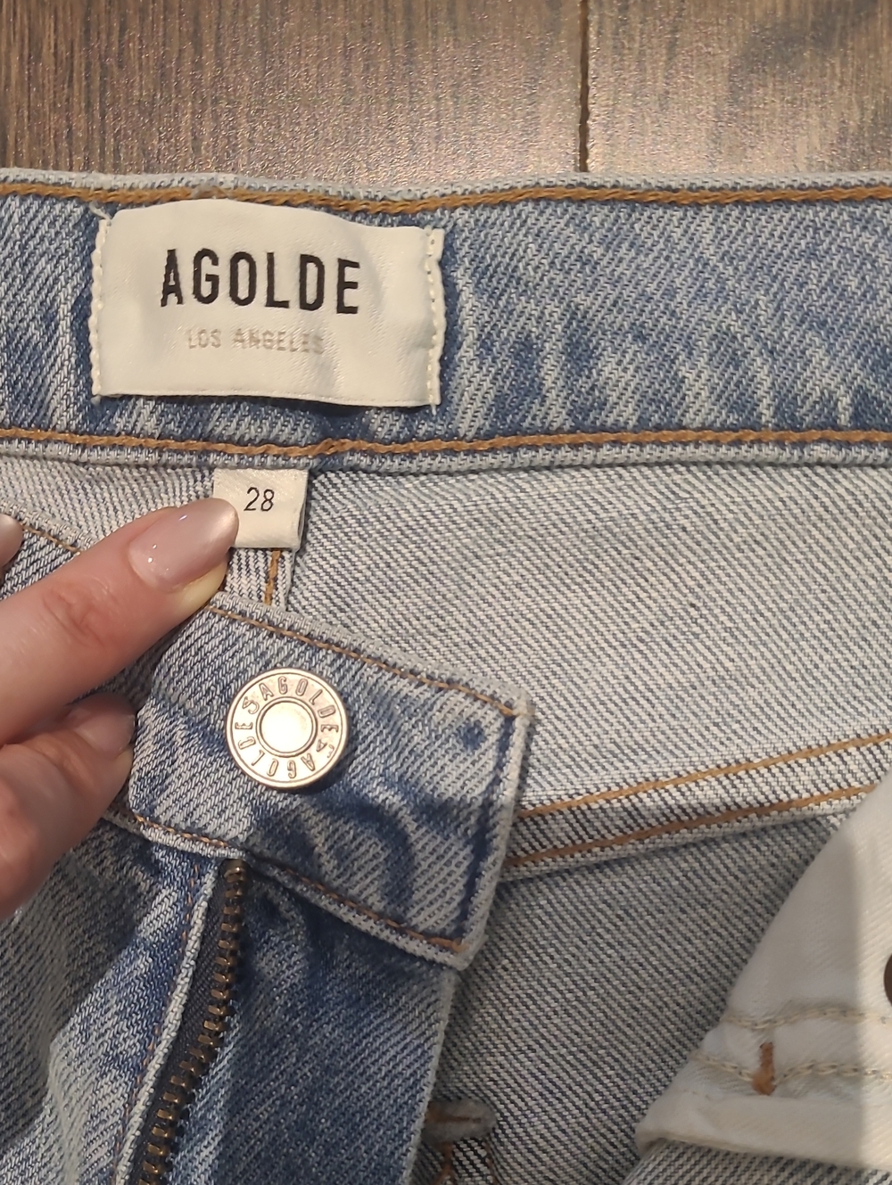 AGOLDE REN JEAN size 28 - Picture 3 of 7